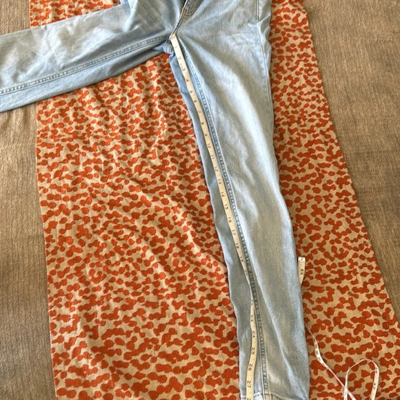 free people high waisted skinny light blue jeans size 27 - Picture 8 of 9